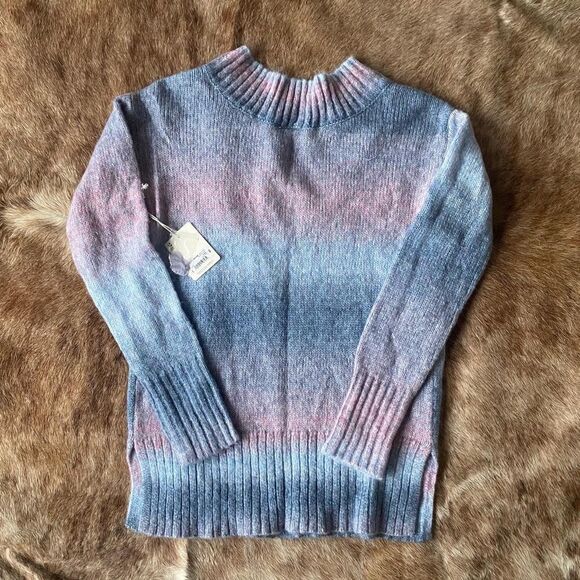 Soft Ombré Sweater V Neckline XS - Picture 3 of 6